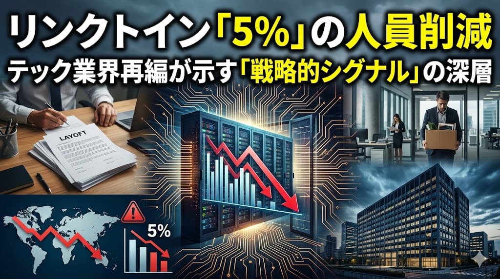 LinkedInが5％の人員削減を発表｜「戦略的再編」を読み解くビジネス英語教材