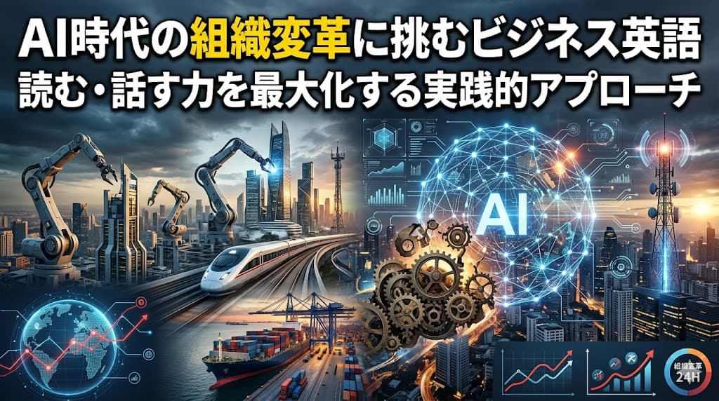 AI時代の組織再設計に学ぶビジネス英語|和泉憲明氏の講演で読む・話す力を鍛える
