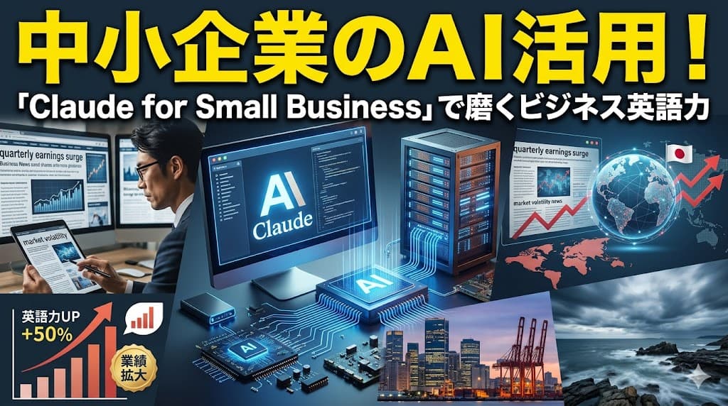 中小企業AI「Claude for Small Business」で学ぶビジネス英語ニュース読解