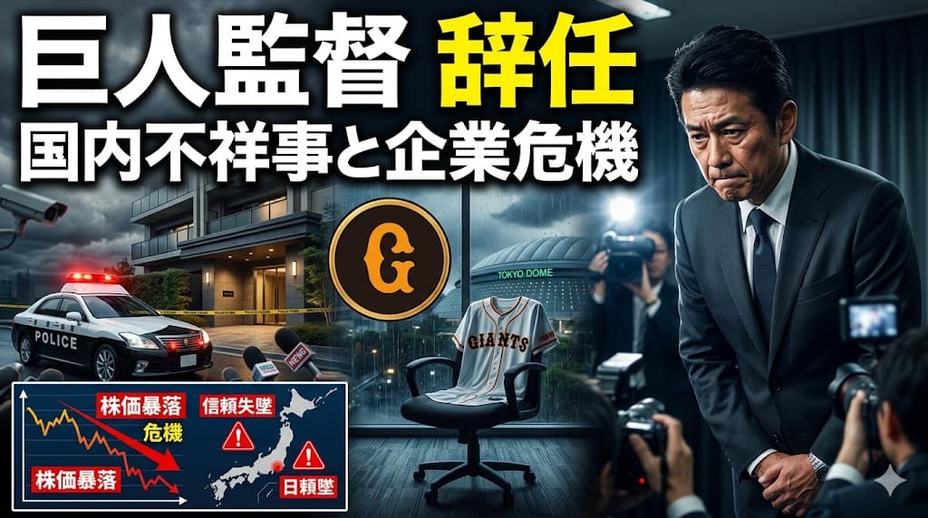 巨人・阿部監督辞任に学ぶ危機対応の英語|外資系で使えるビジネス英語教材