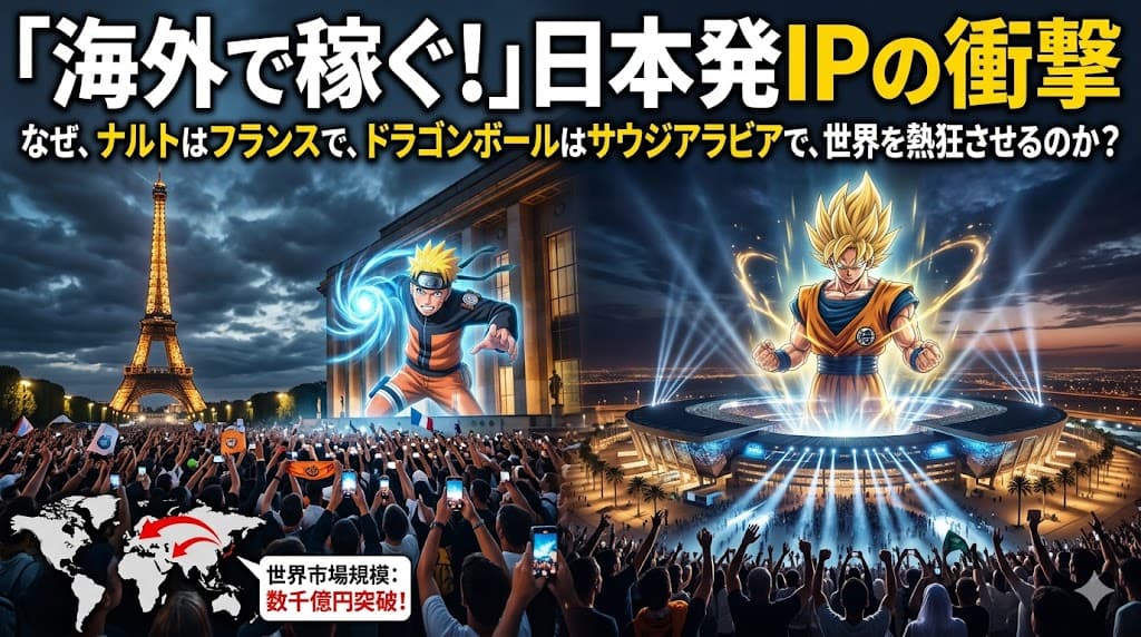 日本IPはなぜ海外で稼ぐ?NARUTO・ドラゴンボールで学ぶビジネス英語