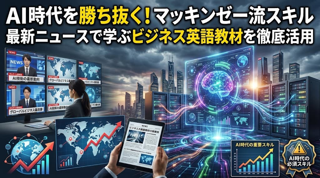 マッキンゼーに学ぶAI時代の必須スキル|ニュースで学ぶビジネス英語教材