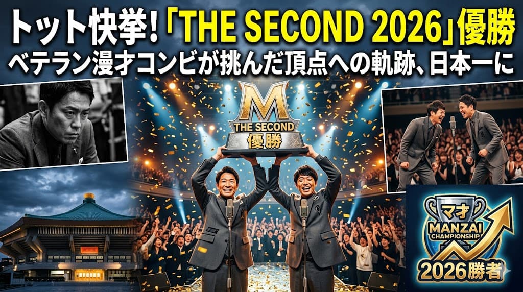 【ビジネス英語】THE SECOND 2026トット優勝で学ぶエンタメ業界英語