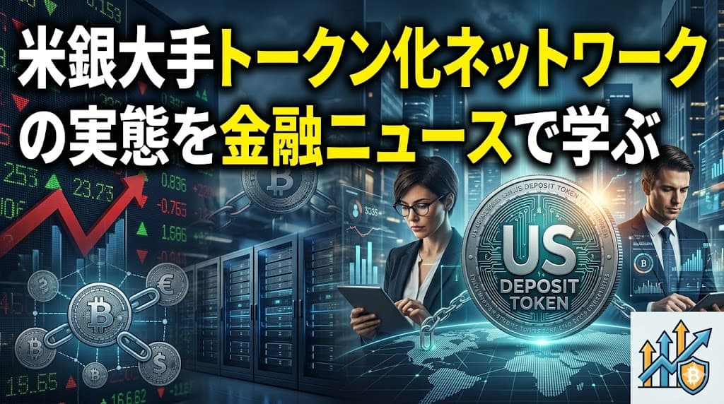 米銀大手のトークン化預金ネットワークで学ぶビジネス英語|金融ニュース教材