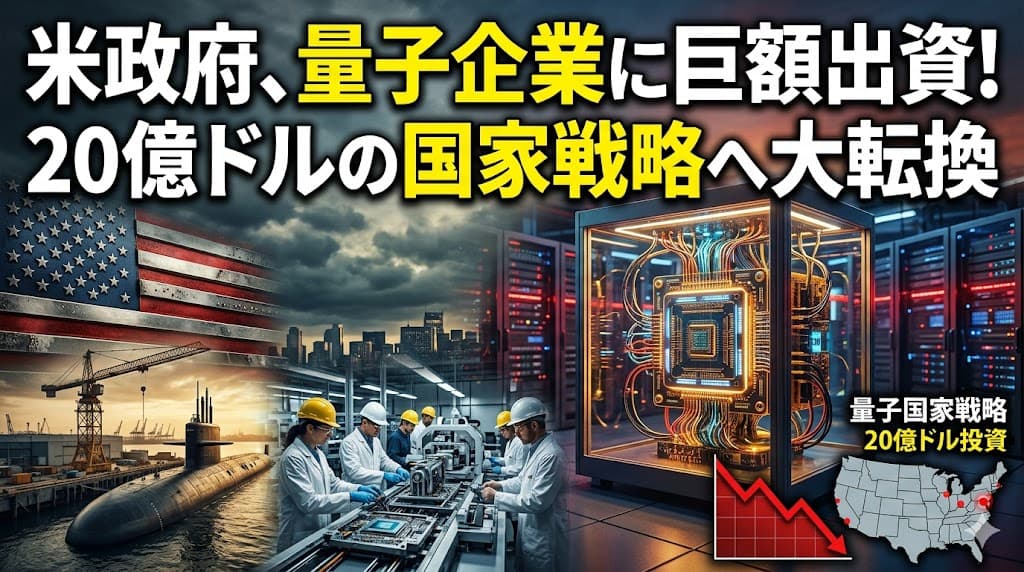 米政府がIBMなど量子コンピューター9社に3200億円出資|ビジネス英語で学ぶ産業政策